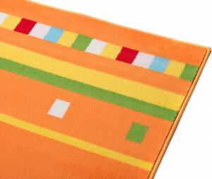 Kusový koberec dětský J0240- ZOO oranžové - 140x190 cm