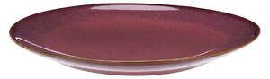 Kameninový talíř Plum Reactive Glaze Ø 21 cm