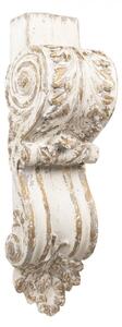 Bílo hnědá ozdobná nástěnná dekorace Ambrosius – 30x30x100 cm