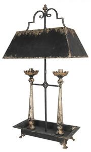 Černá kovová stolní lampa Ambiente – 54x32x98 cm