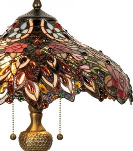 Stolní lampa Tiffany Moos – 43x58 cm