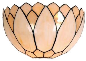 Nástěnná lampa Tiffany Pivoine – 30x15x20 cm