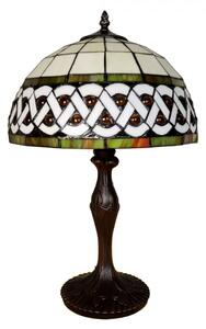 Stolní Tiffany lampa Nicolette – 31x43 cm