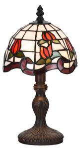 Stolní Tiffany lampa Trudy – 18x32 cm
