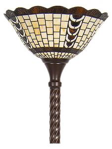 Stojací lampa Tiffany Odyle – 38x186 cm