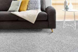 Breno Metrážový koberec DALTON 90 stříbrný, šíře 400 cm