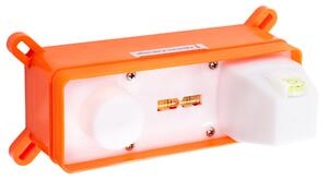Podomítková umyvadlová baterie REA MILD - černá-růžové zlato + BOX