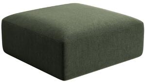 -25 % Dny MOMENTI– Cosmopolitan Design Zelená sametová podnožka Campi 90 x 90 cm