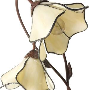 Tiffany stolní lampa Cloches – 41x23x57 cm
