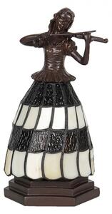 Stolní Tiffany lampa Violoniste – 13x13x26 cm