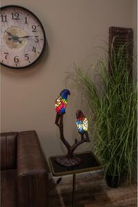 Stolní lampa Tiffany Parrots – 50x24x63 cm