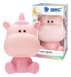 Noční světlo jednorožec 31cm GSC, denní + RGB, nabíjecí, BT reproduktor, 3 roky záruka