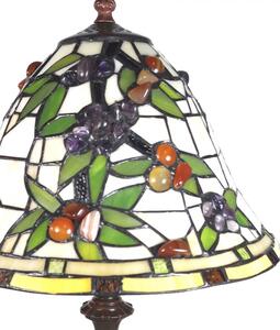 Stolní vitrážová lampa Tiffany Rijk – 31x47 cm