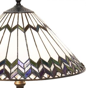Tiffany stolní lampa Xander – 40x62 cm