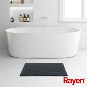 Antracitová koupelnová předložka 50x80 cm – Rayen