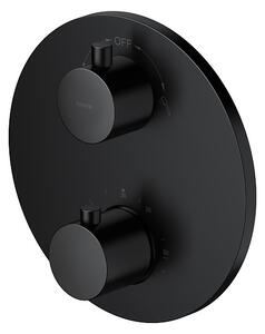 Cersanit Zen, podomítková vanová-sprchová baterie 2-výstupová, černá matná, S951-567