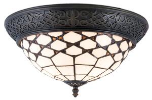Stropní svítidlo Tiffany Roof - Ø 38*19 cm / E14/Max. 2x40 Watt – 38x19 cm