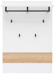 ŠATNÍ PANEL, bílá, dub artisan, 80/118/30 cm Voleo - Šatní panely, Online Only