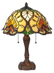 Stolní lampa Tiffany Yellow Garden – 40x50 cm