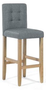 Barová židle MATON (textil) (šedá). 1018781