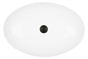 Ksuro 102 umyvadlo 61.5x41.5 cm oválný na pult bílá 20006000