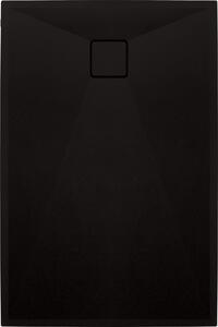 Deante Correo, obdélníková granitová sprchová vanička 100x90x3,5 cm, černá, KQR_N45B