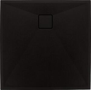 Deante Correo čtvercová sprchová vanička 90x90 cm černá KQR_N41B
