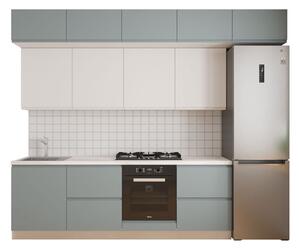 Sada 2.4 k. bílá, f. šedá mat / bílá mat Interno Luxe