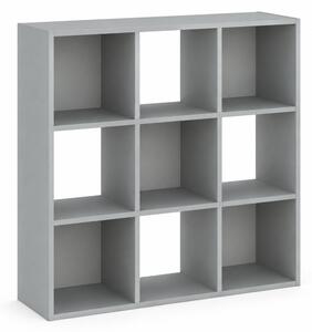 Regál Sinde 3x3, šedá