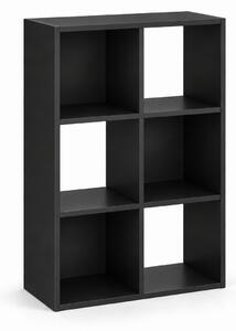Regál Sinde 2x3, černá