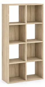 Regál Sinde 2x4, dub sonoma