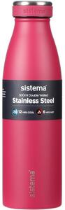 Sistema Nerezová termoska Hydrate Stainless Steel 500 ml, rubínová