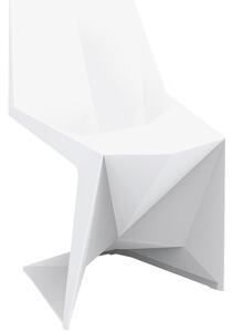 VONDOM Bílá plastová jídelní židle VOXEL