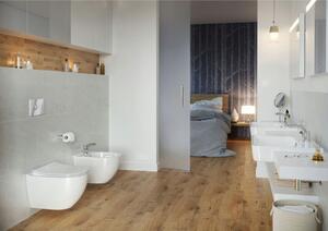 Cersanit ZEN - závěsná wc mísa CleanOn s pomalu padajícím sedátkem, bílá, S701-428