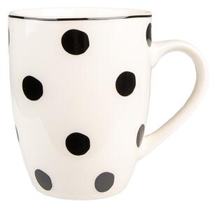 Porcelánový hrnek s černými puntíky Black Dot – 350 ml