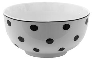 Porcelánová miska s černými puntíky Black Dot – 500 ml