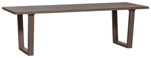 WOOOD Hnědý kovový zahradní jídelní stůl Bear 240 x 87 cm