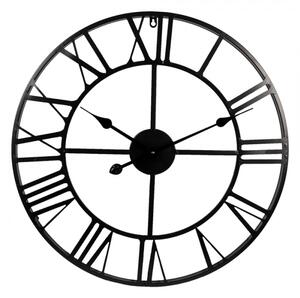 Kovové hodiny s římskými číslicemi – 60x4 cm