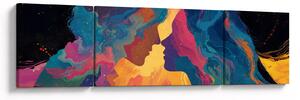 Obraz - Vesmírná láska (170x50 cm)