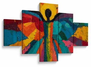 Obraz - Malovaný anděl (125x70 cm)