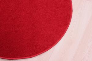 Vopi koberce Vánoční kusový koberec Eton červený kruh - 300x300 (průměr) kruh cm