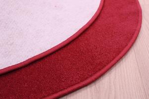 Vopi koberce Vánoční kusový koberec Eton červený kruh - 400x400 (průměr) kruh cm
