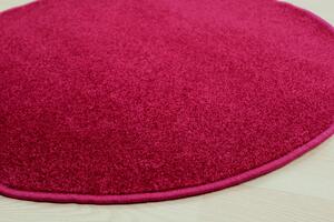Vopi koberce Kusový koberec Eton vínově červený kruh - 200x200 (průměr) kruh cm