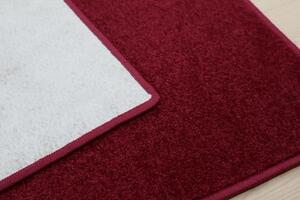 Vopi koberce Kusový koberec Eton vínově červený čtverec - 100x100 cm