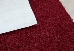 Vopi koberce Metrážový koberec Eton vínově červený - neúčtujeme odřezky z role! - Kruh s obšitím cm