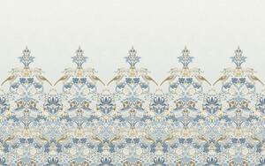 Vliesová obrazová tapeta na zeď, modrá, květiny, ptáci, 125319, William Morris At Home