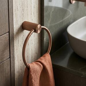 Koupelnový věšák Ring 64106 SOLO Brush Copper