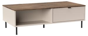 KONDELA Konferenční stolek, kašmír/dub castello, EYCO 2S/110