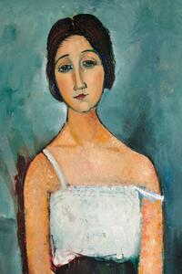 Obrazová reprodukce Christina, Portrait of a Girl in White - Amedeo Modigliani
