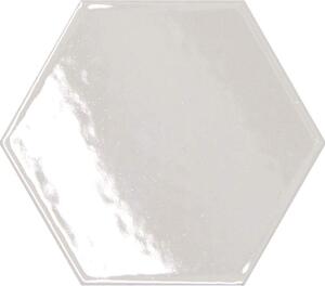 Dlažba/obklad Matiére Hexa-style white glossy